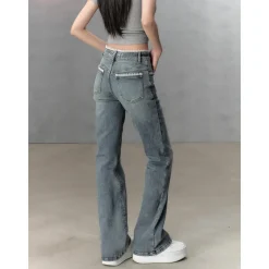 Via Pitti Lace Patchwork Flare Jeans