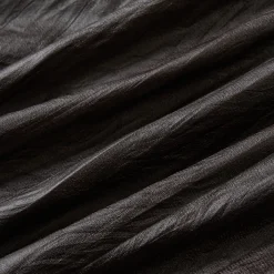 Via Pitti Rivet PU Leather Pleated Long Skirt Brown
