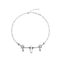 VSCH Rabbit Lucky Star Necklace Silver