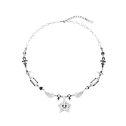 VSCH Star Of Thistle And Thorns Necklace Sliver