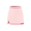 Weird Market Basic Logo Knit Skirt Pink