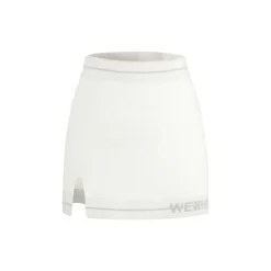 Weird Market Basic Logo Knit Skirt White
