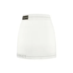 Weird Market Basic Logo Knit Skirt White