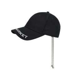 Weird Market Chains Denim Cap Black