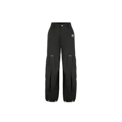 Weird Market Drawstring Cargo Pants Black