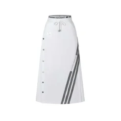 Weird Market 3M Reflective Striped Sport Skirt White
