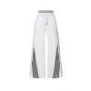 Weird Market 3M Reflective Striped Sport Pants White