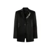 Weird Market Metal Logo Functional Suit Jacket Black