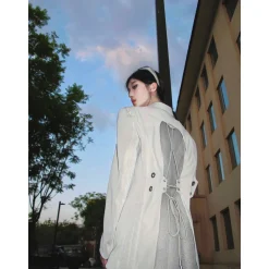 Weird Market Metal Logo Functional Suit Jacket Khaki