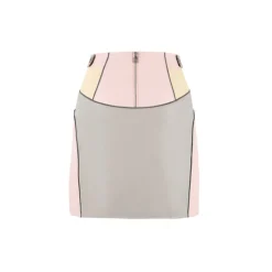 Weird Market Racing Leather Tube Skirt Pink