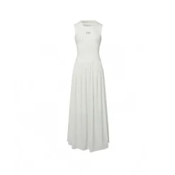 Weird Market Sport Top Backless Dress White