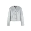 Weird Market X Angel Boy Metal Logo Faux Mink Jacket