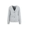 Weird Market X Angel Boy Artificial Mink Coat Cardigan Lunar Rock
