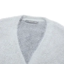 Weird Market X Angel Boy Artificial Mink Coat Cardigan Lunar Rock