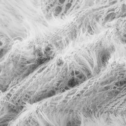 Weird Market X Angel Boy Fluffy Hollow-Out Crop Sweater