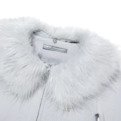 Weird Market X Angel Boy Fluffy Knit Slim Zip-Up Top