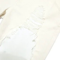 Weird Market X Barbie Fake-2-Piece Denim Jeans White