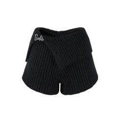 Weird Market X Barbie Logo Knit Shorts Black