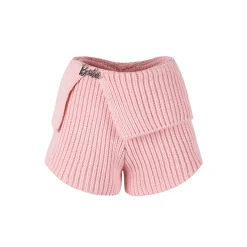 Weird Market X Barbie Logo Knit Shorts Pink