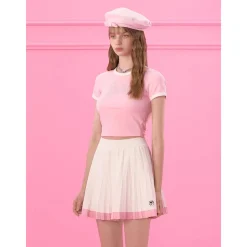 Weird Market X Barbie Pleated Tennis Skirt White