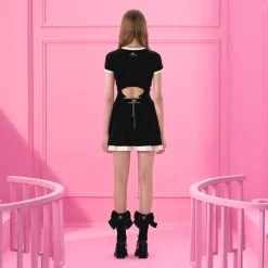 Weird Market X Barbie Pleated Tennis Skirt Black