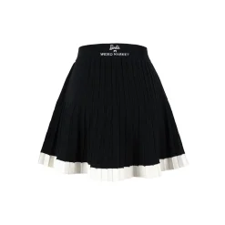 Weird Market X Barbie Pleated Tennis Skirt Black