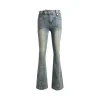West.Y Vintage Washed Flare Denim Pants