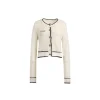 Wildshadow Color Blocked Simple Knit Cardigan