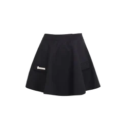 Wildshadow Metal Logo Pocket Umbrella Skirt Black
