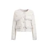 Wildshodow Tassel Colorful Tweed Jacket White